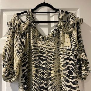 Parker cold shoulder blouse